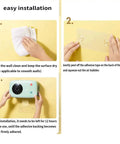 Installation steps for wall-mounted waterproof tissue box holder napkin dispenser for kitchen and bathroom no punch holes
