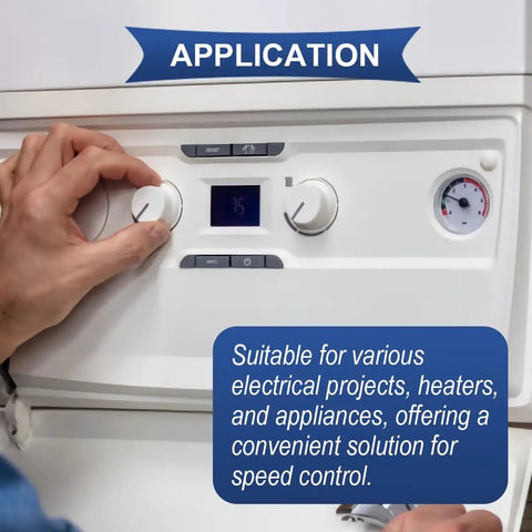Application of Four Pack Rotary Switches Rated 13 Amps At 125 Volts And 10 Amps At 250 Volts in electrical projects and heaters.