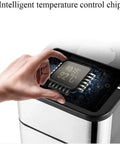 Smooth Operator Bean To Cup Coffee Maker With Built In Grinder Stainless Steel display of intelligent temperature control chip
