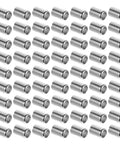 100Pcs Hydraulic Hose Fitting Ferrules Stainless Steel High Pressure Crimp Sleeves Pipe Couplings For Industrial And Home Use Built To Last