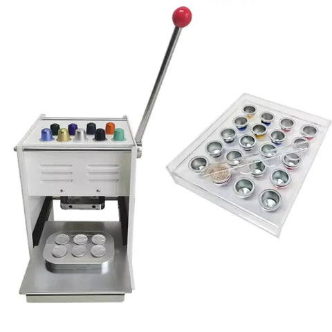 Manual Cup Sealing Machine For Coffee Capsules Commercial Heat Sealing Seaming Capping Unit with capsule tray