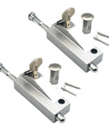 Alloy And Stainless Steel Patio Door Lock With Keyed Bolt Lock Easy Installation Sliding Glass Door Security Lock For Window And Patio Doors Anti Lift And Childproof Auxiliary Lock Durable Rust Resistant Construction Includes 2 Sets In Silver