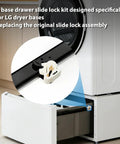 Replacement Left And Right Side Pedestal Drawer Slide Latch Kit Direct Bolt On Heavy Duty Build on LG dryer base with drawer.