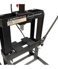 10 Ton Benchtop Hydraulic Press With Pressure Gauge, Compact Pro Shop Press In Black Steel, 20,000 Lbs Capacity