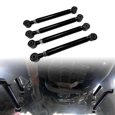 Adjustable Front Control Arms 1-6 Inch Lift Kit For 2003-2009 Dodge Ram 2500 3500 4WD With 0-3 Inch Track Bar Lift Beefy Heavy Duty Upper And Lower Arms Panhard Bar Off-Road Ready Suspension Upgrade installed under truck