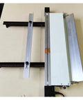 Heavy Duty 600Mm Acrylic And Pvc Plastic Sheet Bending Machine For Ad Channel Letters with linear guide and cooling features.