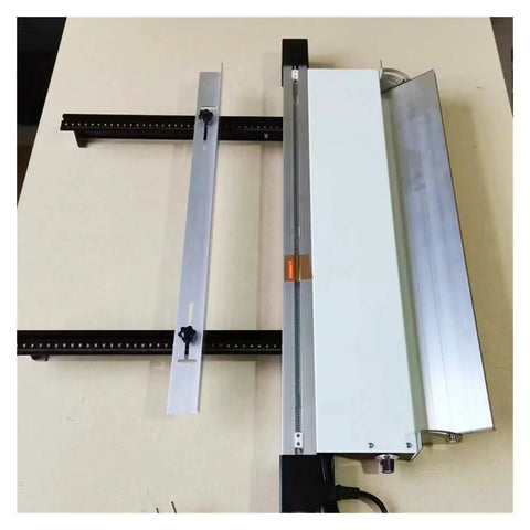 Heavy Duty 600Mm Acrylic And Pvc Plastic Sheet Bending Machine For Ad Channel Letters with linear guide and cooling features.