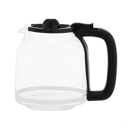 Glass carafe for Programmable Coffeemaker With Carafe And Reusable Filter Stainless Steel 12 Cup Black Digital Clock Auto Brew