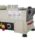 Dead Reliable Bench Top Wood Lathe With 12 Inch Swing And 15 Inch Turning Space Featuring A Zippy Three Quarter Horsepower Motor control panel
