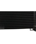 Heavy Duty Transmission Oil Cooler for Dodge Ram 2500 3500 1995-2001 with 5.9L Engine, Upgraded Performance Part To Keep Your Rig Cool And Running Smooth Without Overheating, black metal fin close-up