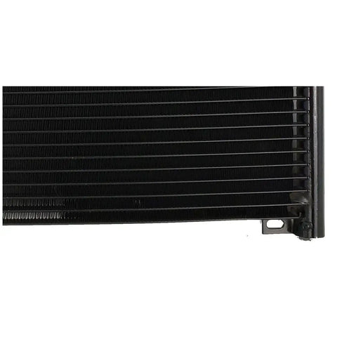 Heavy Duty Transmission Oil Cooler for Dodge Ram 2500 3500 1995-2001 with 5.9L Engine, Upgraded Performance Part To Keep Your Rig Cool And Running Smooth Without Overheating, black metal fin close-up