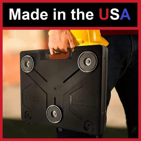 Badass Magnetic Laptop Stand And Portable Workstation With Fifty Pound Capacity Hands Free Toolbox Rig Attaches To Trucks Walls Hvac For Mechanics And Crews Who Need Dead Reliable Shop Tools