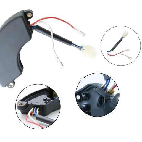 Heavy Duty AVR Generator Automatic Voltage Regulator For 5000W To 9500W Portable Gen Sets with wiring and connectors close-up