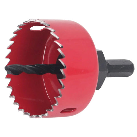 FTVOGUE Premium 5-Piece M42 Steel Hole Saw Kit With Drill Bit Cuts Big Holes In Wood Plastic Aluminum And Steel Perfect For Serious DIY Crafters And Pro Woodworking Pros Today 54mm hole saw with pilot bit