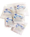 Replacement Thermal Adhesive Beads For Fake Teeth, Waterproof White Beads, 8 Pack Set in labeled packets