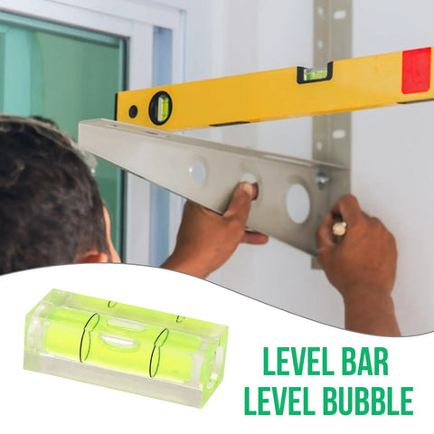 Pocket Spirit Level - Horizontal Mini Level Bubbles, Portable Spirit Levels in use with a level bar and bubble indicator.