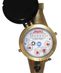 Three Quarter Inch Water Meter Lead Free Brass NSF Certified Multi Jet Gallons Horizontal Installation Corrosion Resistant Body