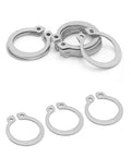 50 Pcs 304 Stainless Steel External Circlips C Clip Snap Rings Set For Bearings And Electrical Appliances In 11 12 13 14 Mm Rust Resistant