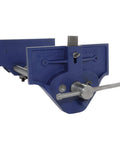 Beefy 7 Inch Quick Release Woodworking Vise With Heavy Duty Cast Iron Body And Sliding Jaw Steel Slide Rods Grey Finish