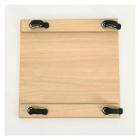 Heavy Duty Wooden Plant Caddy With 360 Degree Rotating Wheels Holds Up To 110 LBS Straight Up Lets You Shift Heavy Pots Rock Solid And Simple For Decked Out Patios Or Balcony Garden Layout