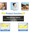 Heavy Duty Anti Fog Yellow Safety Goggles Real Deal Protective Eyewear, high-definition anti-fog and scratch-resistant.