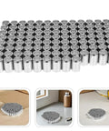 100Pcs Hydraulic Hose Fitting Ferrules Stainless Steel High Pressure Crimp Sleeves Pipe Couplings For Industrial And Home Use