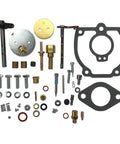 Beefed Up Carburetor Repair Kit For 656 706 756 Tractor Fits 381419R91 381419R92 showing components and gaskets