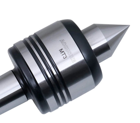 MT3 Precision Medium Duty Live Center For Manual Lathes With General Purpose Use Deep Groove Ball Bearing And Needle Bearing Anti Dust Seal