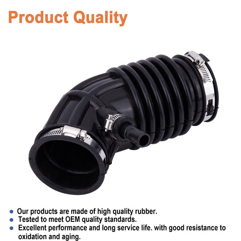 Engine Air Intake Hose With Clamps For 2.5L 4 Cyl Nissan Altima 2007 2013 Replacement Part 16576 JA000 High Quality Rubber