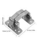 Beefy Heavy Duty Stainless Steel Hidden Door Hinge With Invisible Design And Quick Install For Fire Hydrant Cabinets And Interior Doors In Office And Home Use Ideal For Closets Bookcases And Secret Rooms, 12.1cm hinge