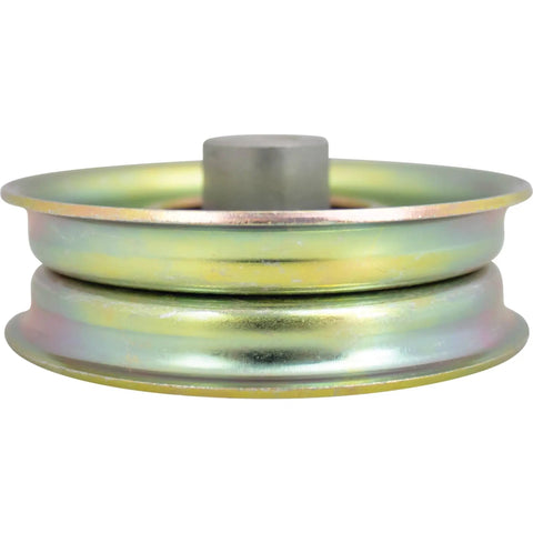 Flat Idler One Inch Height Three Eighths Bore Three And A Quarter Inch OD Replacement For Scag Gear Drive Walk Behind Lawn Mowers 32 36 48 52 61 Inch Compatible Tiger Cub Drive Fits Serial 7630000 And Higher Heavy Duty OEM Style metal idler pulley