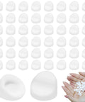 50 Pack White Silicone Door Hole Plugs For Entry Door Frames Fits Five Sixteenth Inch And Quarter Inch Screw Holes Easy Press Fit Caps