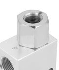 CV-20HS vacuum generator block, metal, with threaded ports
