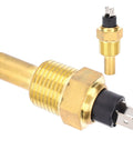 Water Temperature Sensor Plug With Brass Probe M21x1.5 Thread For Generator And Industrial Engine Cooling Systems, Delivers A Fast 3 Minute Response For Real Time Monitoring And Routine Equipment Checks In Auto Shops And Plant Floors.