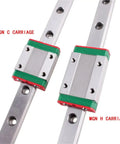 Premium MGN9H Linear Guide Rail Slide Block with Precision Miniature Motion System on aluminum rail, perfect for CNC applications.
