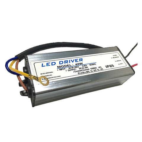 Tough As Nails LED Industrial And Mining Lamp With Waterproof Power Supply Outdoor Flood And Street Lighting 100W Heavy Duty LED Light For Construction Sites And Mines, 40W LED driver