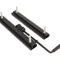 Adjustable Seat Slider Track Kit With 240mm Cold Rolled Steel Rail 100mm Travel Range Right Side Manual Glide for Racing Seats
