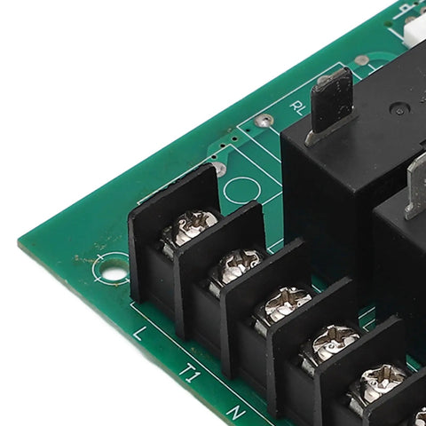Heavy Duty Power Supply Board Slick Replacement Swap For Balancing Machines showing connection terminals and green PCB.