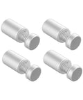Pro Grade Sign Standoff Kit One Half Inch By Three Quarters Inch Solid Aluminum Mounting Hardware For Glass Panels And Acrylic Panels Pack Of Four