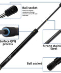 Premium Heavy Duty Liftgate Struts For 2007 To 2014 Chevy Tahoe Yukon Suburban Escalade Smooth Gas Pressure Trunk Hatch Shocks ball socket and stainless steel details