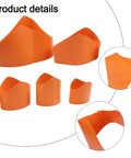 Heavy Duty Pipe Saddle Cutting Guide Kit With Tough Vinyl Tracing Jig That Kills The Guesswork On Plumbing And Hvac Layout Marking For Round Tubes Pro Workers And Handyman Metal Builds - orange vinyl jigs in different sizes.