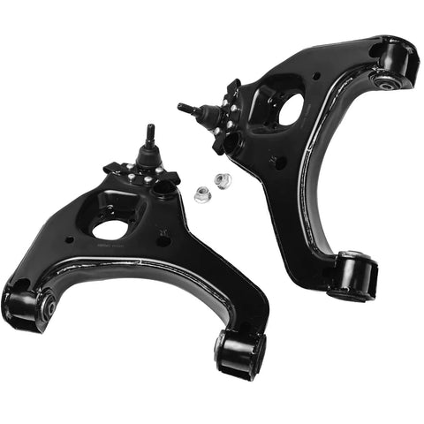 Upper control arms from RWD Front 9 Piece Rack and Pinion Kit for 1999-2006 Chevy Silverado 1500 and GMC Sierra 1500