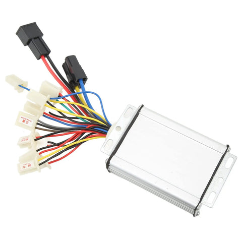 36V 800W Brushed DC Motor Speed Controller for Electric Bikes and Scooters with aluminum alloy case and wiring harness