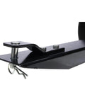 Close-up of hitch attachment on Beefed Up Heavy Duty Steel Dump Cart For Trailers 750 Lbs Capacity 22 Cubic Feet With 2 In 1 Dumping System