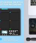 Gig Ready Sample Pad For Drummers With 1000 Built In Sounds And 32GB Storage Onboard FX Customizable LEDs And 5 Timbral Layers