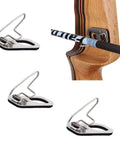 Three Piece Archery Arrow Rest For Recurve Bow With Durable Wire Design High Strength Steel Construction Self Adhesive Back Easy Install