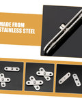Hidden Door Hinge Kit From Mipcase With 10 Concealed 360 Degree Pivot Hinges for secret doors, made of stainless steel.