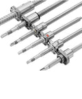 Double Nut Ball Screw Assembly For CNC Machines 1000mm Length With C7 Pro Grade Precision Right Hand Thread Roller End Built To Last