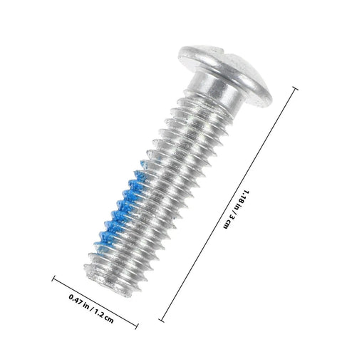 Ultimate Rad Roller Skate Replacement Screw Kit Features Six Premium Metal Bolt Parts, 1.78 in x 0.47 in screw