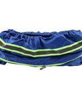 Must-Have Waterproof E-Bike Rear Seat Cover With Big 43cm Polyester Storage Bag For Battery Protection Against Rain Dirt And Dust Keeps Gear Safe On Rides, blue zip bag